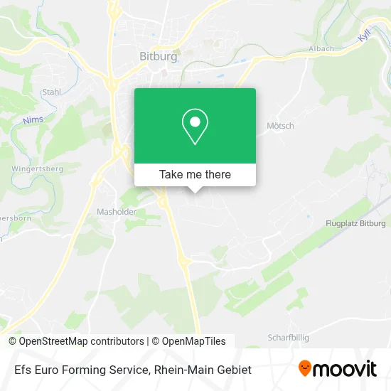 Efs Euro Forming Service map