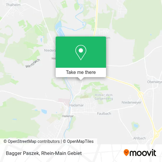Bagger Paszek map