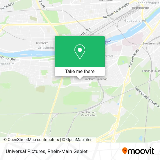 Universal Pictures map