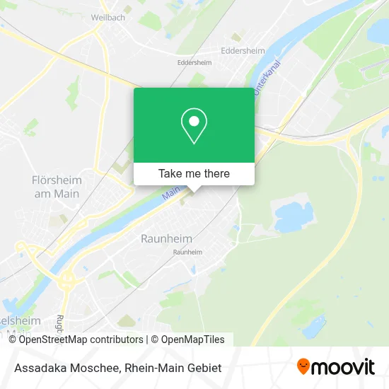 Assadaka Moschee map