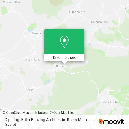 Dipl.-Ing. Erika Benzing Architektin map