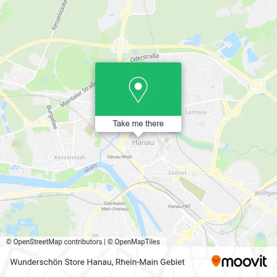Wunderschön Store Hanau map
