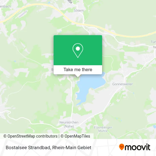 Bostalsee Strandbad map