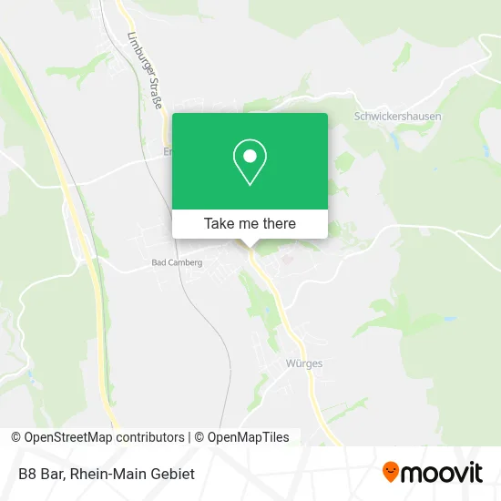 B8 Bar map