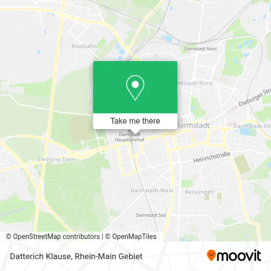 Datterich Klause map
