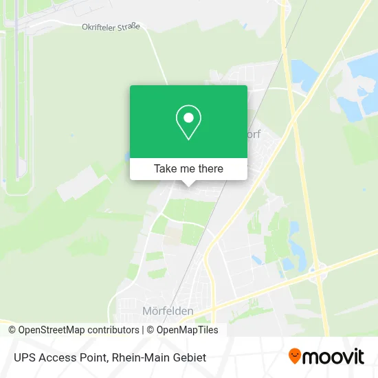 Ups Access Point map