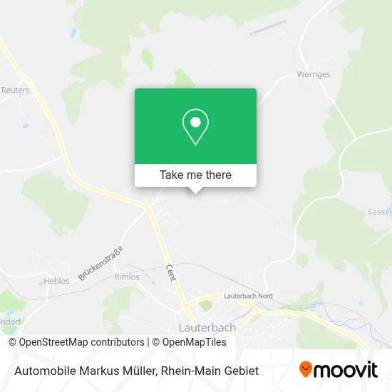 Automobile Markus Müller map