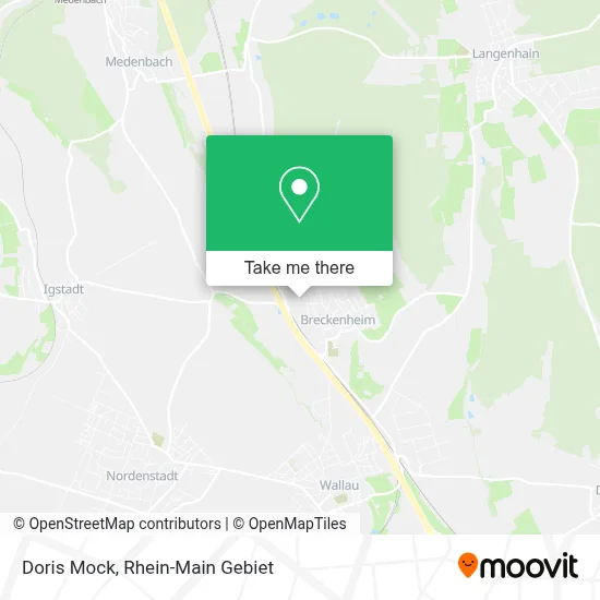 Doris Mock map