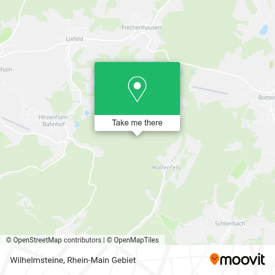 Wilhelmsteine map