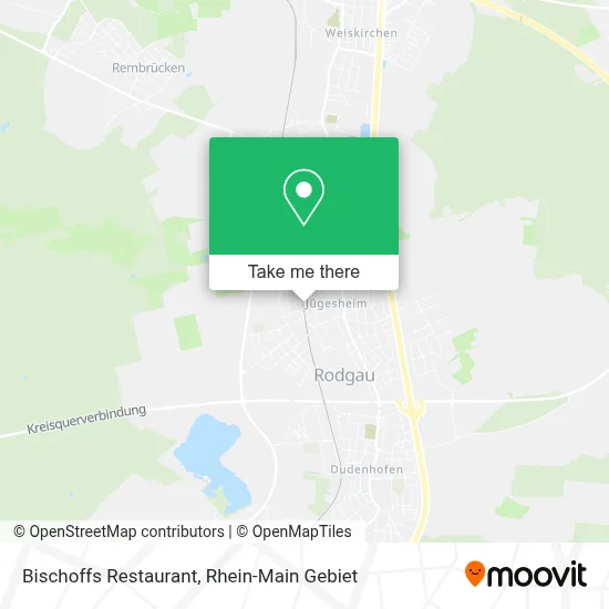 Bischoffs Restaurant map