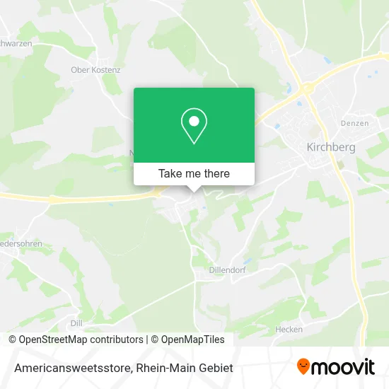Americansweetsstore map