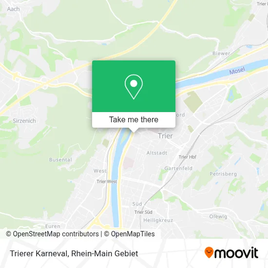 Trierer Karneval map