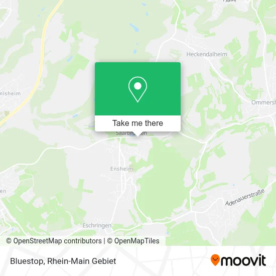 Bluestop map