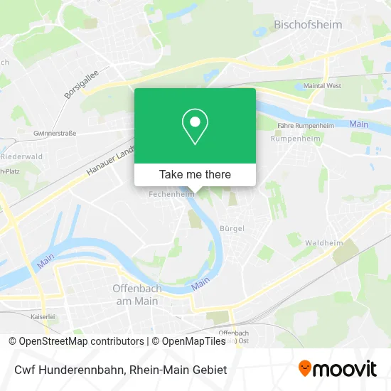 Cwf Hunderennbahn map