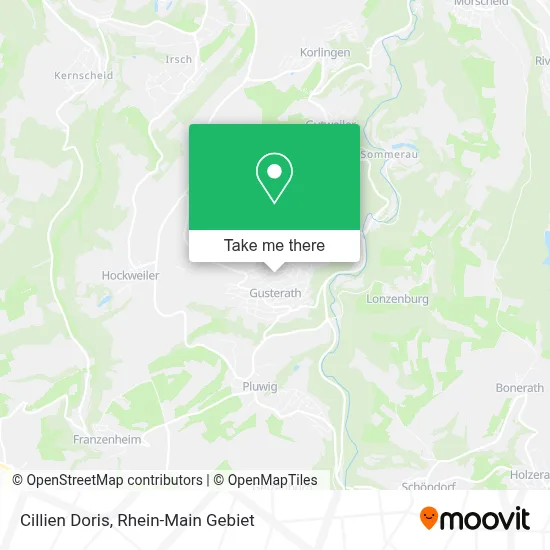 Cillien Doris map