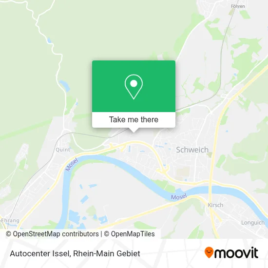 Autocenter Issel map