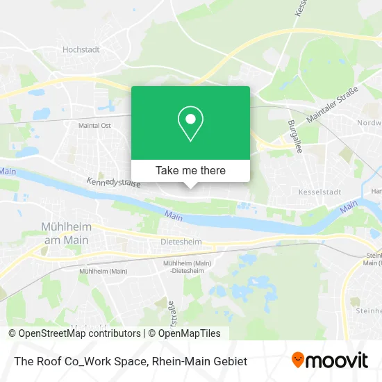 The Roof Co_Work Space map