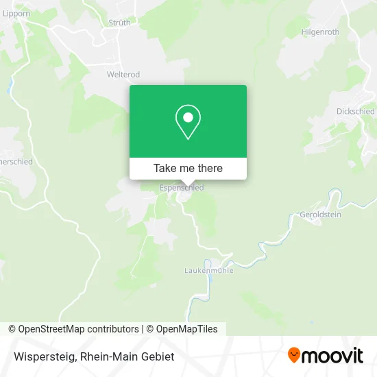 Wispersteig map