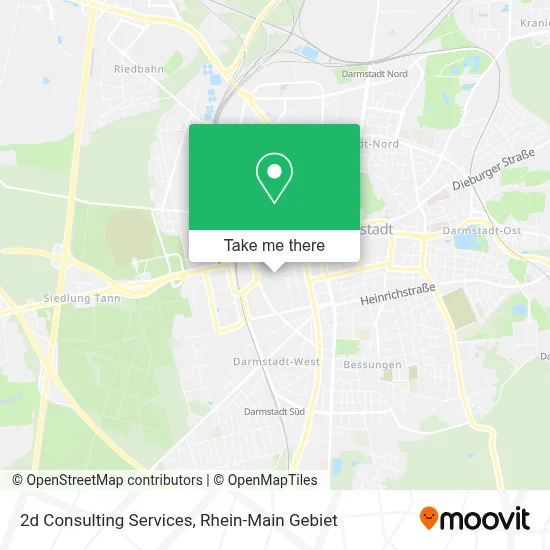 2d Consulting Services map