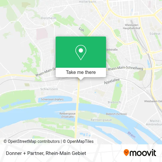 Donner + Partner map