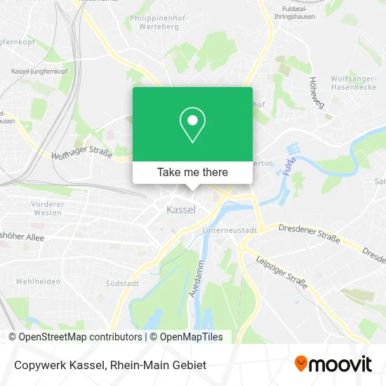 Copywerk Kassel map