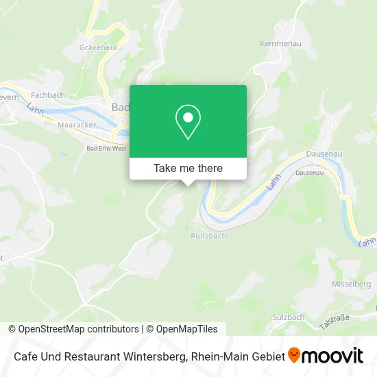 Cafe Und Restaurant Wintersberg map