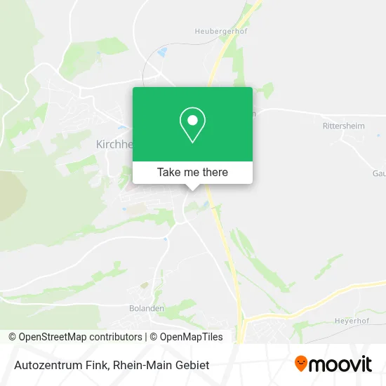 Autozentrum Fink map