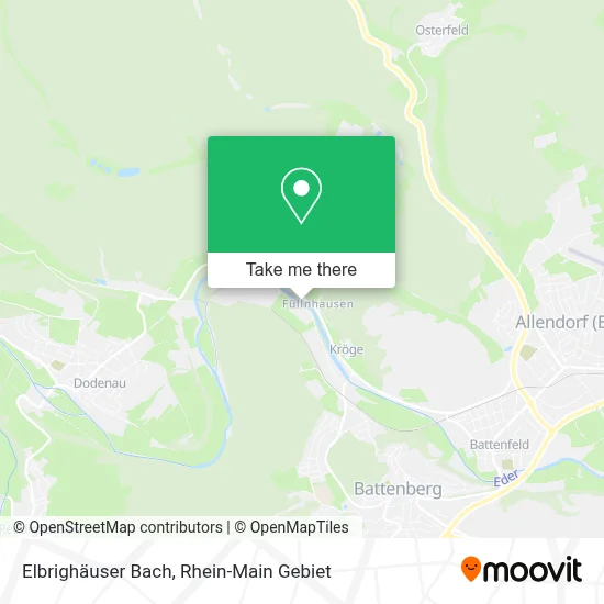 Elbrighäuser Bach map