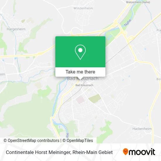 Continentale Horst Meininger map