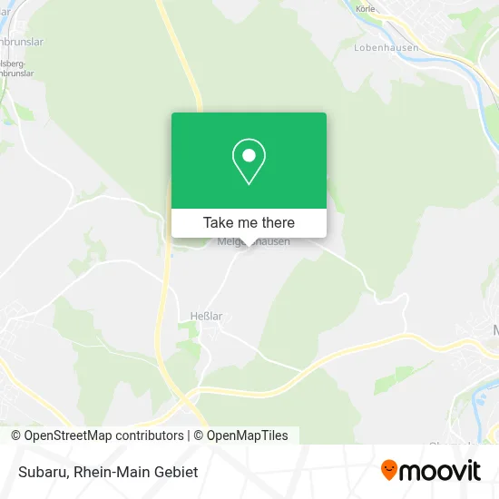 Subaru map