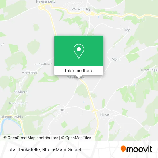 Total Tankstelle map