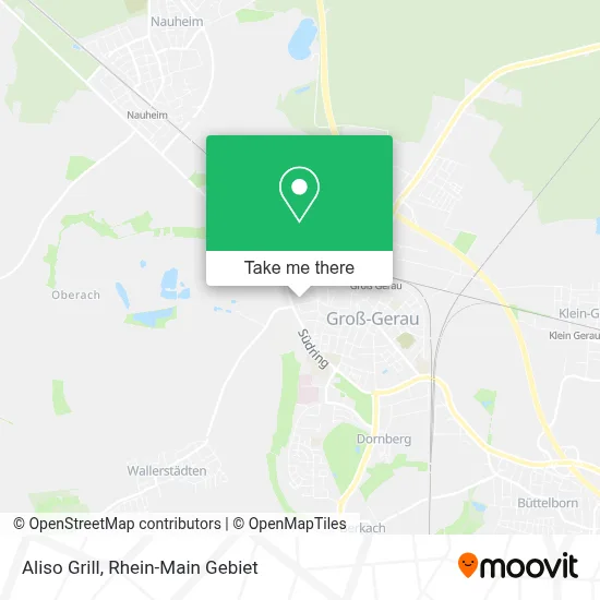 Aliso Grill map