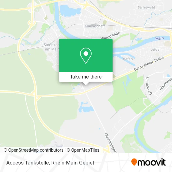 Access Tankstelle map