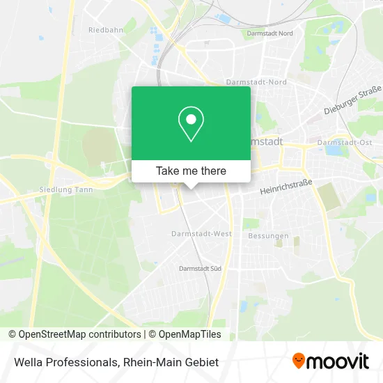 Wella Professionals map
