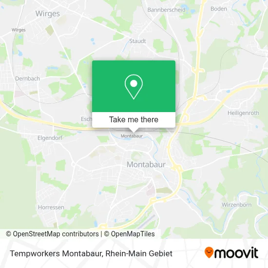 Tempworkers Montabaur map