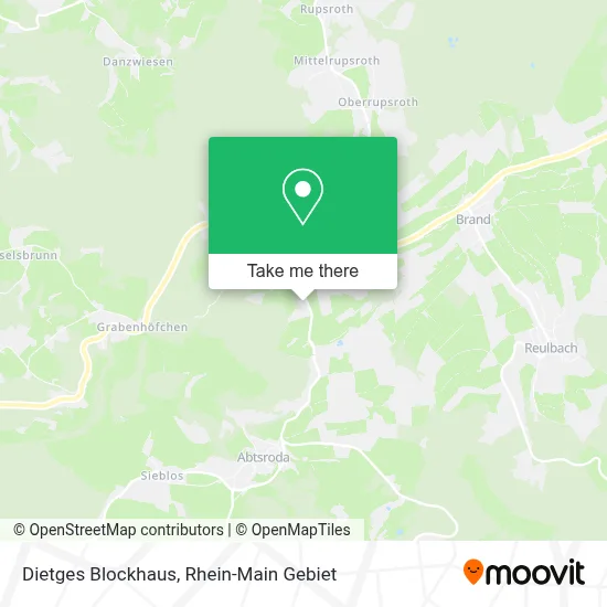 Dietges Blockhaus map