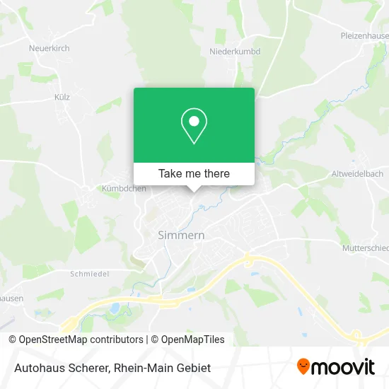 Autohaus Scherer map