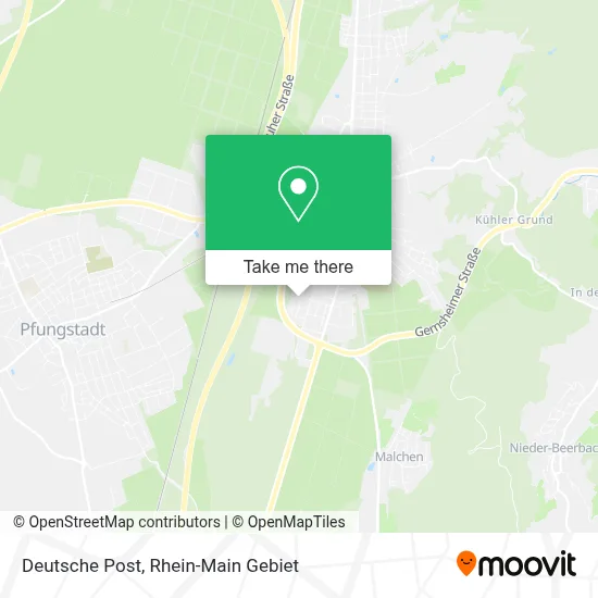 Deutsche Post map