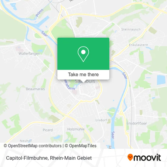 Capitol-Filmbuhne map