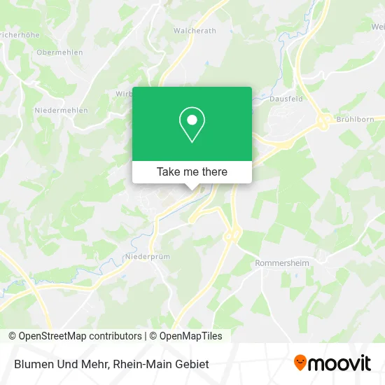 Blumen Und Mehr map