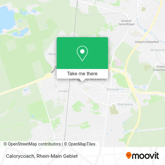 Calorycoach map