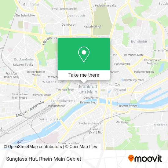 Sunglass Hut map