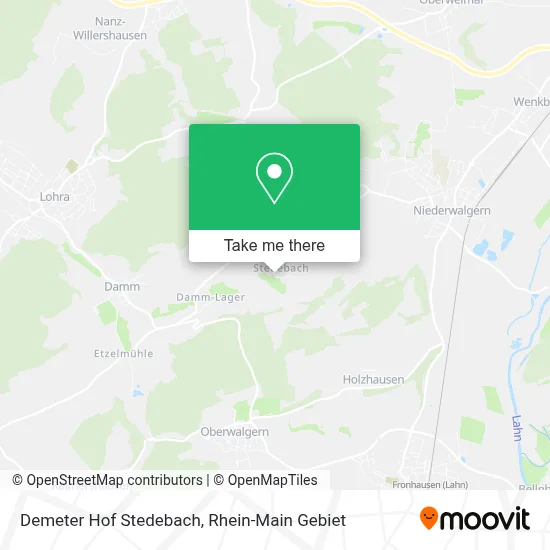 Demeter Hof Stedebach map