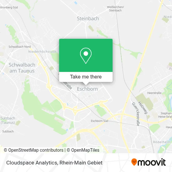 Cloudspace Analytics map