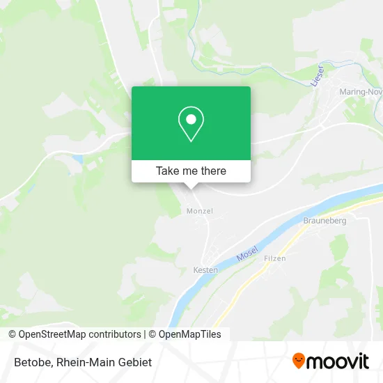 Betobe map