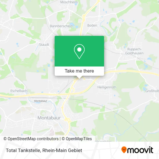 Total Tankstelle map