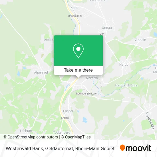Westerwald Bank, Geldautomat map