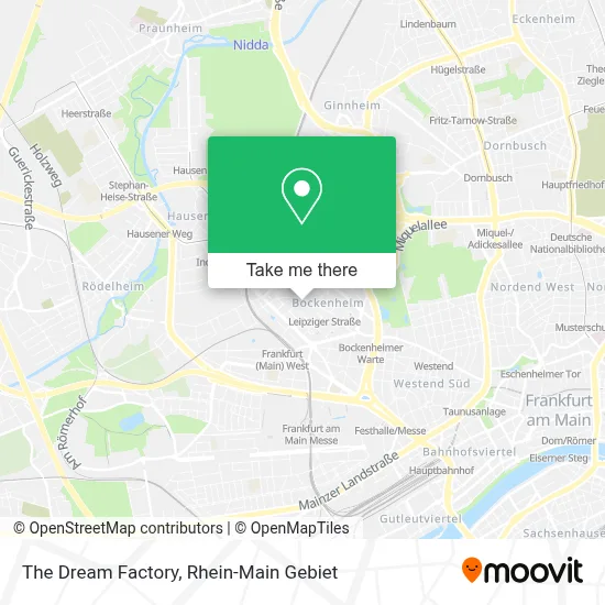 The Dream Factory map