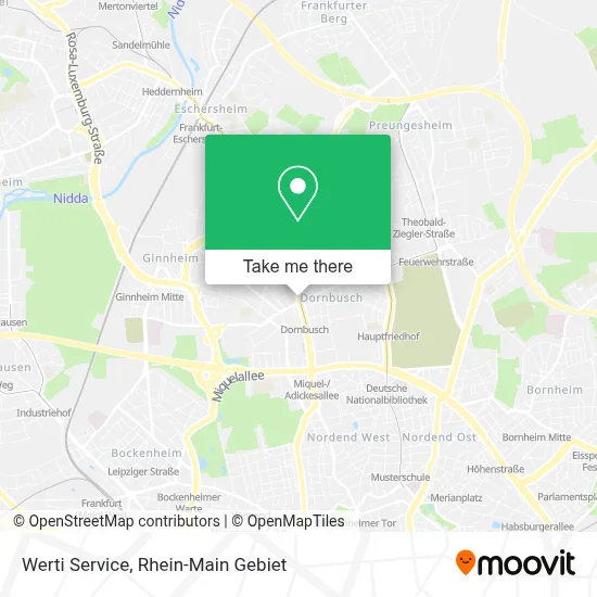 Werti Service map
