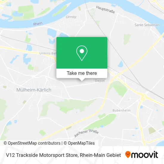 V12 Trackside Motorsport Store map